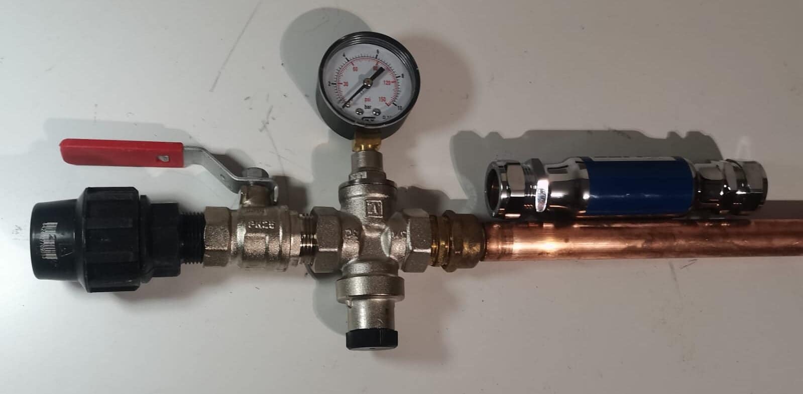 Servicio de Instalación Descalcificador, Regulador de Presión y Filtro Antipartículas 1 3 en 1 en el Casar